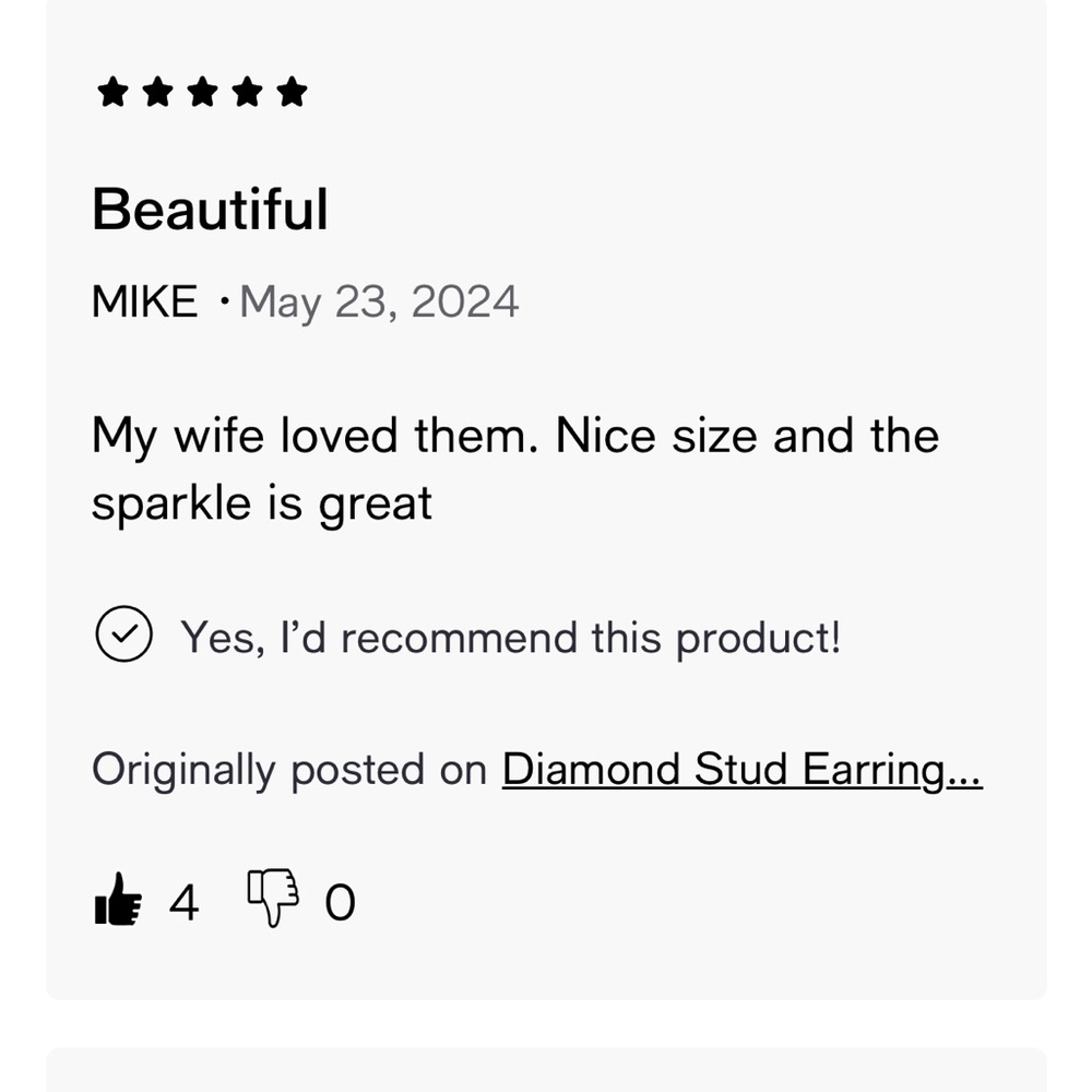 Diamond Halo Earrings - Picture 9 of 16